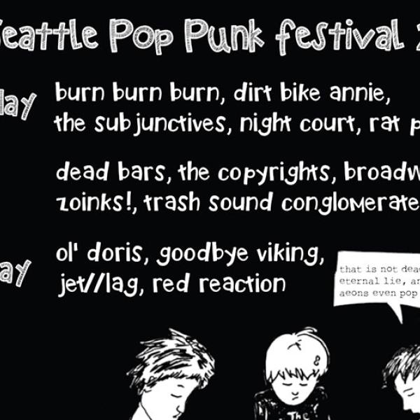 The Copyrights, Dirt Bike Annie, Zoinks! and more at 5th Seattle Pop Punk Festival